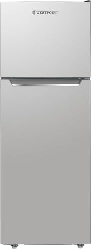 Westpoint 350 Liter Gross, Top Mount Double Door Refrigerator, Recessed Handle, No Frost Technology, Fresh Zone Compartment, Egg Rack, Twister for Ice Cube, 59Dx54Wx170H Cm 1 Year Warranty WNN-3523ERI