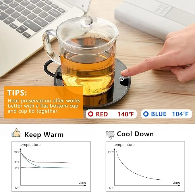 smart mug warmer, tea cup warmer