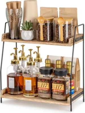 coffee station organizer, countertop organiser