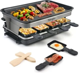 Hengbo Raclette Grill, electric raclette, indoor grill