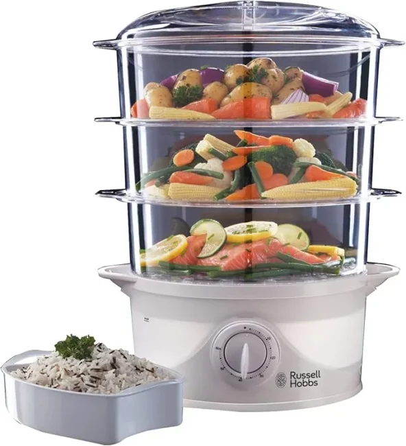 russell hobbs food steamer, 3 tier food steamer