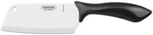 Tramontina Affilata 5 inches Cleaver with Stainless Steel Blade and Black Polypropylene Handle
