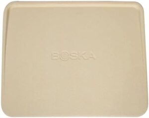Boska Pizza Stone Plate Deluxe - Best for Oven, BBQ, and Grill - Natural Non-Toxic and Non-Stick Surface - Thermal Shock Resistant Cooking Stone - Heavy Duty Ceramic Cookware