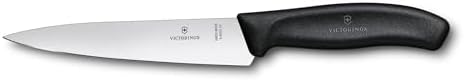 Victorinox Swiss Classic Wavy Edge Blade Bread Knife, Black, 6.8633.21B