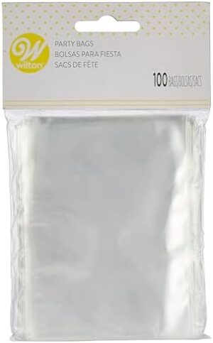 Wilton Clear Treat Bags Packet 100 Pieces, WT-1912-2350, Clear, Plastic