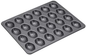 Master Class KITCHENCRAFT Non-Stick Twenty-Four Hole Mini Madeleine Pan 27X21Cm, Display Boxed