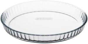 Pyrex Classic Glass Pie & Flan Dish, 27cm | Oven Safe