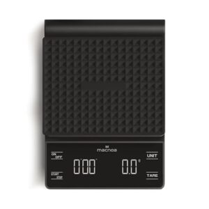 Digital Coffee Weight Scale with Timer, 0.1g Precision Food Scale, Type-C Rechargeable Kitchen Scale, LED Display, 3kg Capacity Weighing Scale, Auto-Off, 3 Unit Conversion (g/oz/ml)