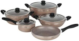 Delcasa 10-Piece Non-Stick Granite Cookware Set