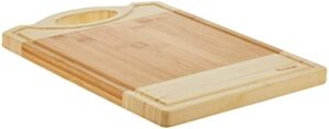Prestige Bamboo Cutting Board – Large Natural Brown Chopping Board for Kitchen, Fruits, Vegetables & Cheese – Eco-Friendly | Brown - PR42451