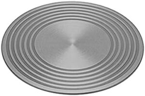 CALIDAKA Heat Diffuser 9/11inch Aluminum Induction Diffuser Plate,Reducer Flame Guard Simmer Ring Plate Non-Stick Hob Ring Plate for Gas Stove Glass Cooktop Converter Coffee Milk