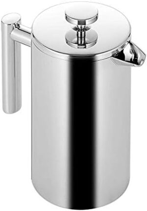 350ml Double Wall Stainless Steel Insulated Coffee Teapot French Press pot coffee press Coffee Maker Tea Pot With Filter