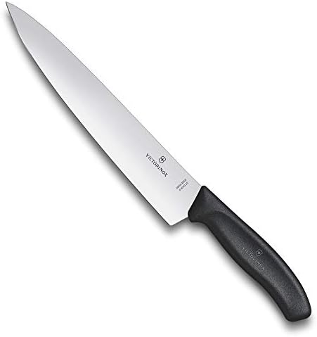 Victorinox Swiss Classic Wavy Edge Blade Bread Knife, Black, 6.8633.21B