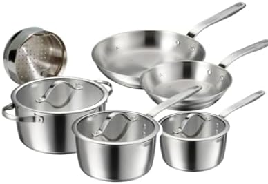 Tramontina 9-Piece Stainless Steel Cookware Set