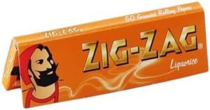 ZIG-ZAG Zig Zag Liquorice Cigarette Rolling Papers - 10 packets