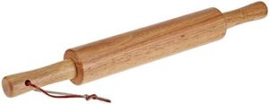 Prestige Wooden Rolling Pin |Great Control|Ergonomically Designed Handles-PR50185-Brown
