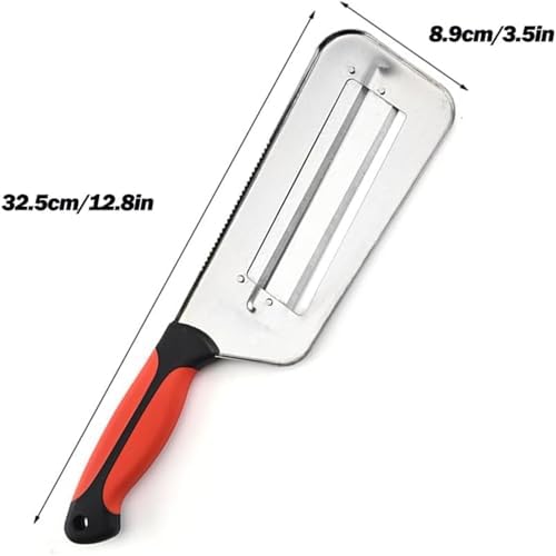 Stainless Steel Shredder Knife, 2025 New Cabbage Shredder for Coleslaw, Double-layer Lettuce Shredders Vegetable Cutter Cabbages Slicer for Potatoes Onions Cucumbers Kitchen Gadgets 1Pcs