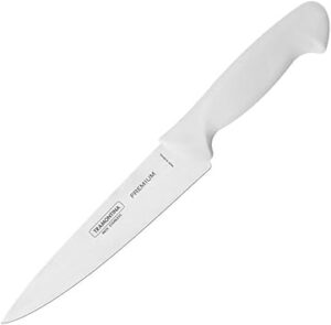 Tramontina Premium 6 Inches Utility Knife with Stainless Steel Blade and White Polypropylene Handle