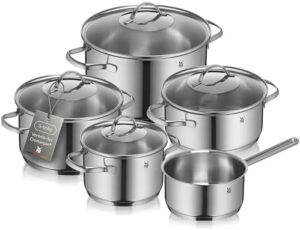 WMF Provence Plus 5-Piece Stainless Steel Saucepan Set