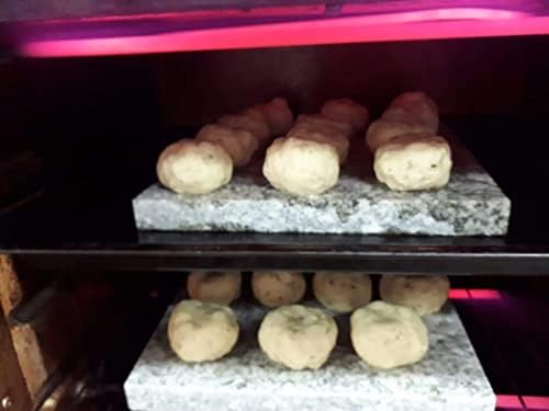 LAMAC CRAFTS - Rectangular Granite Pizza Stone/Baking Stone (50cm X 30cm)