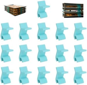 16 PCS Baking Sheet Stackers,Reusable Trays Stacking Holder,Space-Saving Trays Stacking Holder,Multipurpose Baking Tray Stackers Suitable,for Home Kitchen,for Freeze Dryer Trays