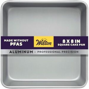 Wilton WT-2105-8191 Performance Pan, Silver, 8 Inches, Square, Aluminum