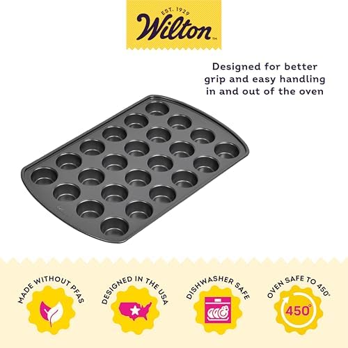 Wilton Perfect Results Non-Stick Mini Muffin and Cupcake MINI 2105-6819