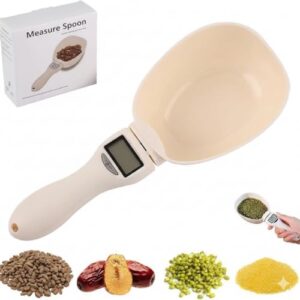 Digital Measuring Spoon with LCD Display – Portable Food Scale Spoon for Baking, Cooking, Coffee, Spices, Pet Food – Precise Gram & Ounce Measurement