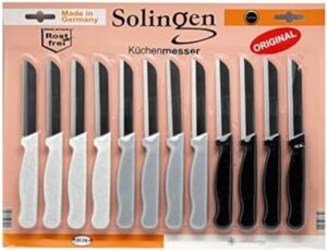 Solingen Glitter Handle Knife (12 Pieces, Multicolor)