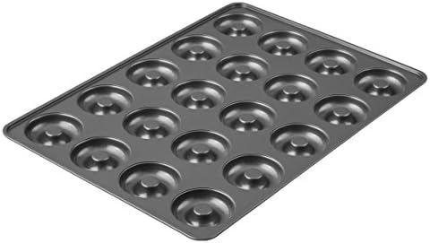 Wilton 2105-0614 12 Individual Mini Doughnut Pan, Black, Wt-2105-0614