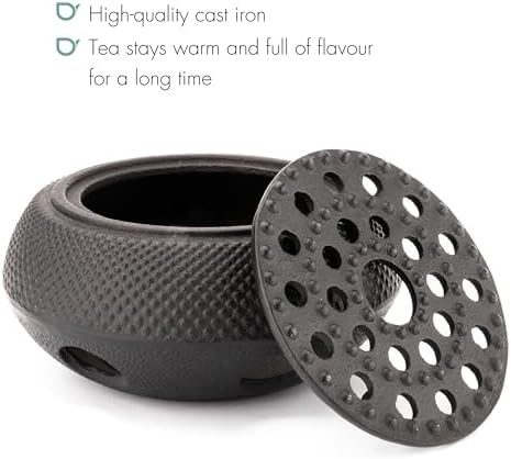 Bredemeijer Tea Warmer Jang, black, Cast iron, 1-Pack