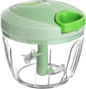 Vegetable Chopper Manual Food Processor, Versatile Veggie Chopper Cutter for Salad, Garlic, Nut, Onion, and More - Efficient Hand-Powered Kitchen Tool for Fast, Easy Meal Prep (Large Chopper)