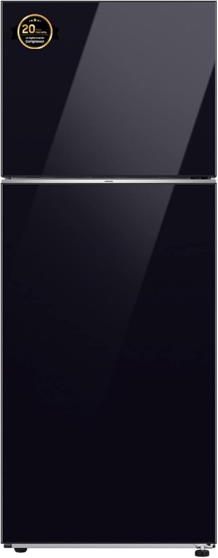 Samsung 460 Liters, Top Mount Freezer, RT47CB664622AE, Clean Black, SpaceMax Technology, 20 Year Warranty on Digital Inverter Compressor (UAE version)