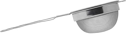 RAJ CLASSIC TEA STRAINER, 10 CM , SILVER, CTS004, Tea Sifter , Juice Strainer , Lime Strainer