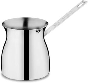 Korkmaz Terra Milkpan 0.5 L | Stainless Steel Milk Pan | Silver - KA294