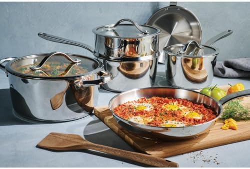 Tramontina 9-Piece Stainless Steel Cookware Set
