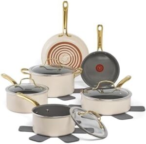 Tefal Preserve Ceramic 13-Piece Nonstick Cookware Set