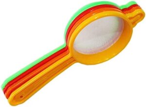 Plastic Tea and Coffee Strainers, Multicolour (Set of 4) Colour May Vary