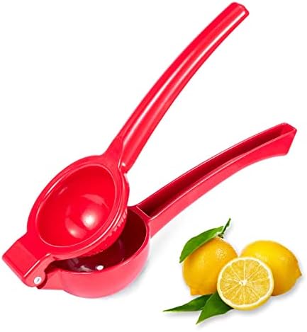 Y-me Manual Juicer Citrus Lemon Squeezer,Fruit Juicer Lime Press Metal,Professional Hand Juicer Kitchen Tool(yellow)