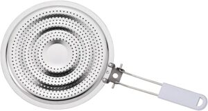 Hic Kitchen Heat Diffuser Reducer Flame Guard Simmer Plate, Stainless Steel