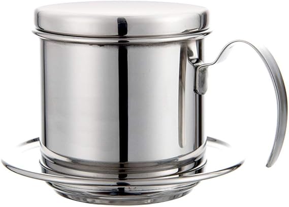 Portable Stainless Steel Vietnamese Vietnam Drip Coffee Drippe Filter Coffee Filter Maker Brewer Cup Mug Kitchen Office