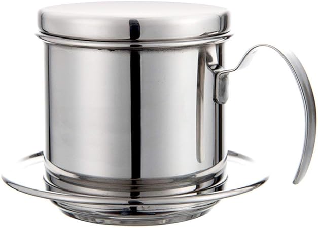 Portable Stainless Steel Vietnamese Vietnam Drip Coffee Drippe Filter Coffee Filter Maker Brewer Cup Mug Kitchen Office