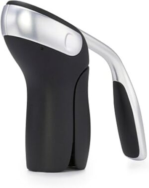 Oxo Steel Vertical Lever Corkscrew With Removable Foil Cutter