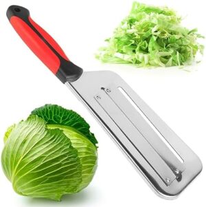 Cabbage Shredder Lettuce Chopper Lettuce Shredder - Cabbage Slicer Shredder for Sauerkraut Cabbage Cutter Lettuce Cutter - Shraded Knife Sauerkraut Cutter Cabbage Cutting rallador de repollo