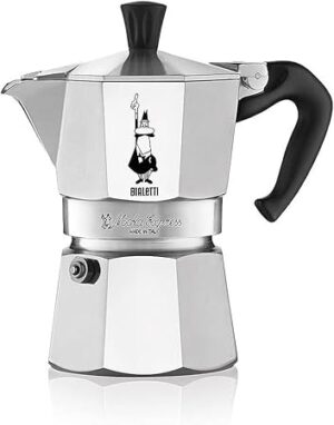Bialetti Moka Express Aluminium Stovetop Coffee Maker (4 Cup),0.19 liters