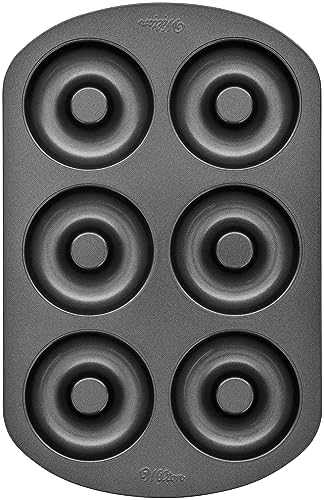 Wilton 2105-0614 12 Individual Mini Doughnut Pan, Black, Wt-2105-0614