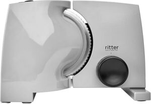 ritter nova 1 Duo Plus Electric Slicer and Cutting Machine Made of Metal with Eco Motor, Made in Germany