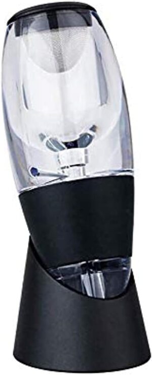 Wine Aerator Decanter Must Have Wine Accessories Gift Set Your Wine Will Taste Significantly Better In Seconds, Black