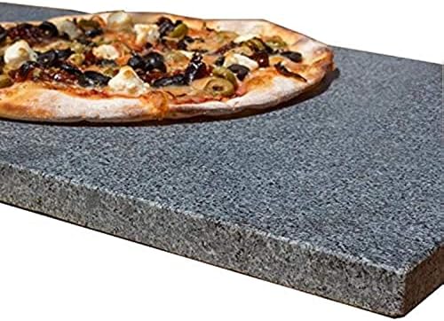 LAMAC CRAFTS - Rectangular Granite Pizza Stone/Baking Stone (50cm X 30cm)