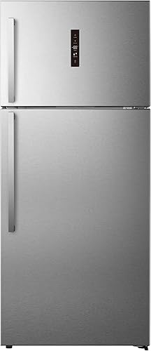 Hisense RT729N4ASU1 - Two Door Top 557L Freezer Fridge, Super Freeze, Easy Approach Drawers, Total No Frost, 79.4x72.6x185.2 cm (LxWxH), Silver, 1 Year Full & 5 Years Compressor Manufacturer Warranty